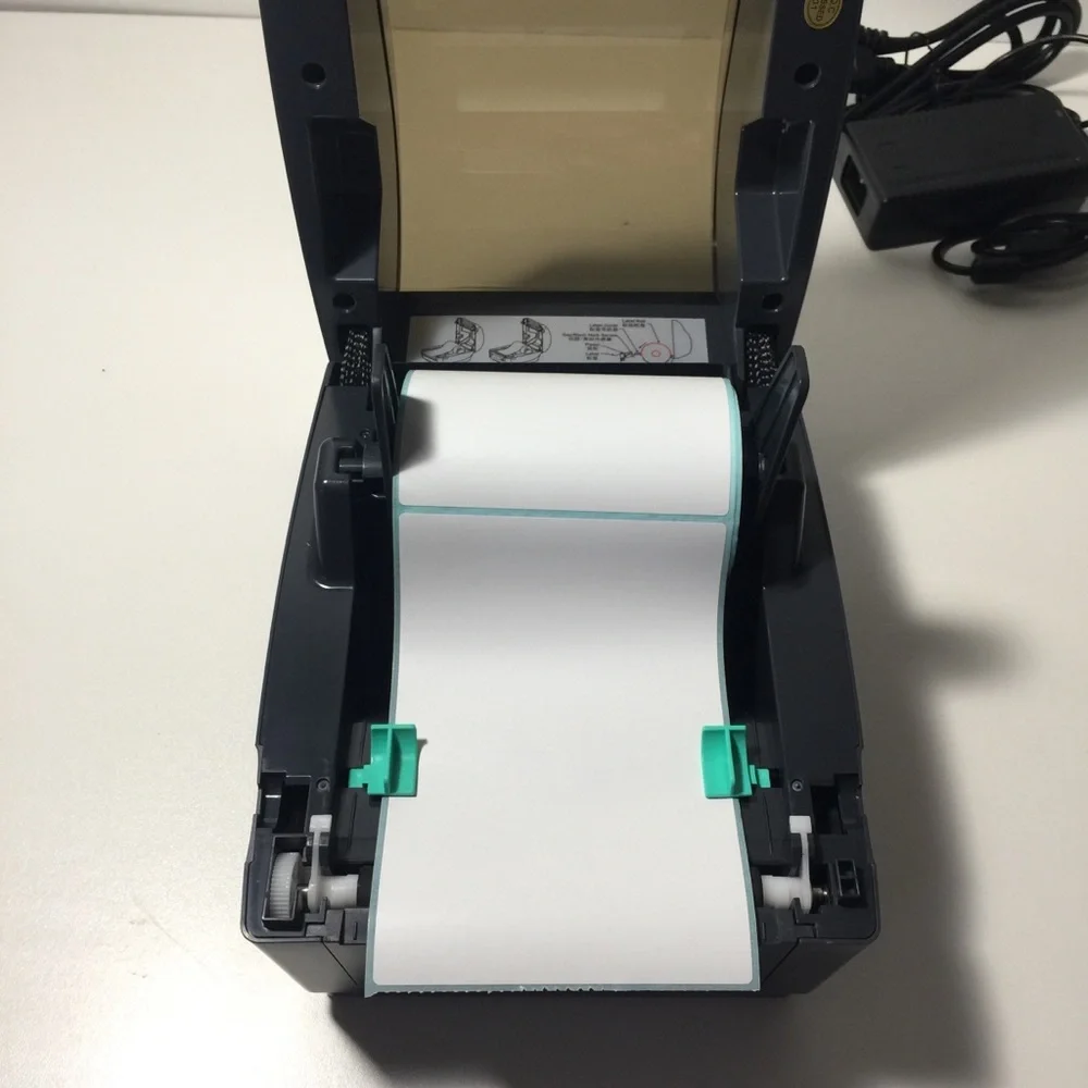 Thermal Label Printer - Dark Gray with Teal Accents